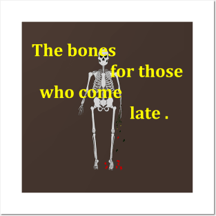 Human skeleton Posters and Art